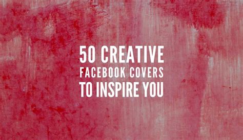 The Words 50 Creative Facebook Covers To Inspire You On A Red