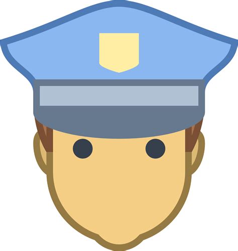 Officer Computer Icons Policeman Police Hat Vector Png Clipart Full