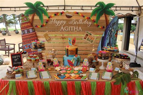 To make your beach party space sunny and bright, use our colorful beach decorations. Tropical Summer Beach Party - Birthday Party Ideas & Themes