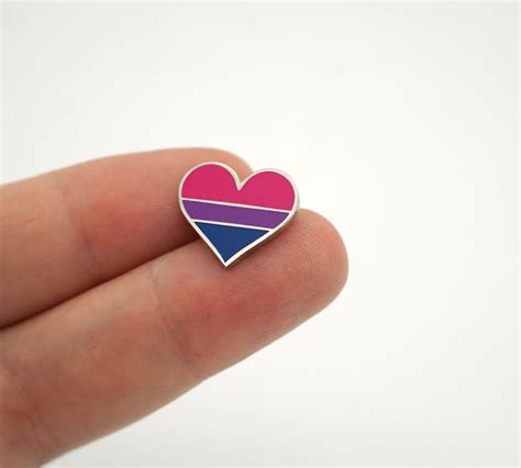 Tiny Bisexual Pride Pin Gay Lapel Pin Bisexual Flag Pin Etsy