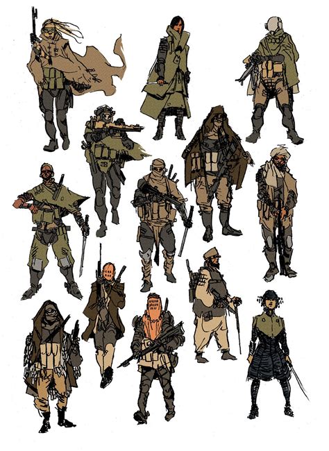 Drawforbroke Character Concepts Inspired By Frank Herberts Dune