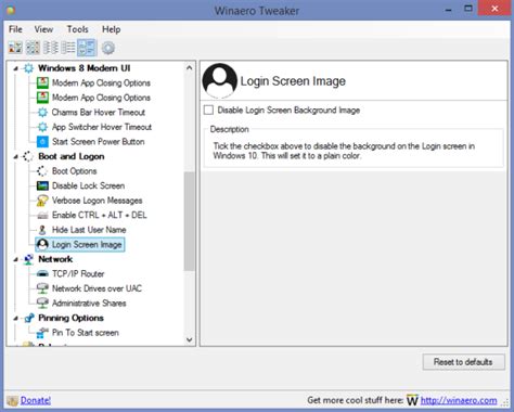 Disable Logon Screen Background Image In Windows 10 Without Using Third