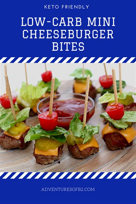 Low Carb Mini Cheeseburger Bites Are Bun Less Burgers That Are Perfect
