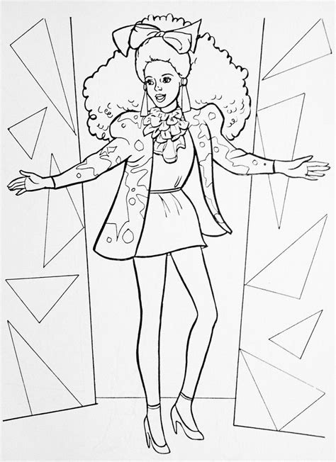 80s Barbie Pages Coloring Pages