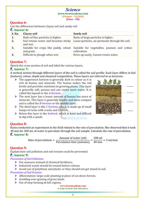 Hope we helped you when you. CBSE NCERT Solutions for Class 7 Science Chapter 9 Soil ...