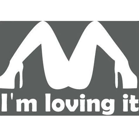 1pcs Hot Selling I Am Loving It Funny Sex Car Sticker Decals Pvc Can Be Free Hot Nude Porn Pic