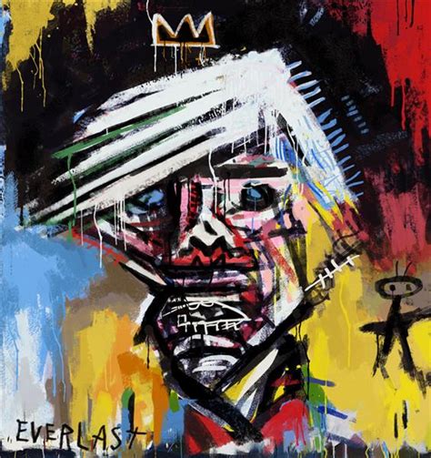 Portrait Of Andy Warhol 1982 Jean Michel Basquiat