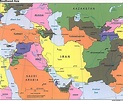 Southwest Asia Political Map 1996 - Full size