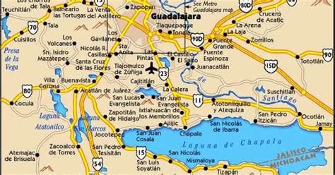 Four Excellent Maps Of Guadalajara Mexico Free Printable Maps