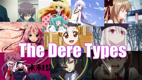 All Dere Types In Anime And Manga Youtube
