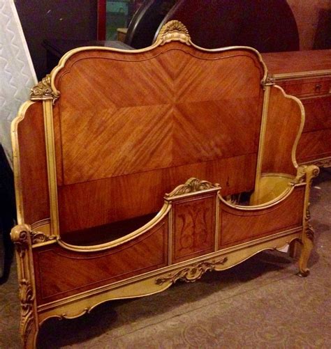 4pc 1930s French Satinwood Bedroom Set Use Rickships For Shipping
