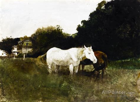 Andrew Wyeth Horse Flies Oil Painting Reproductions For Sale