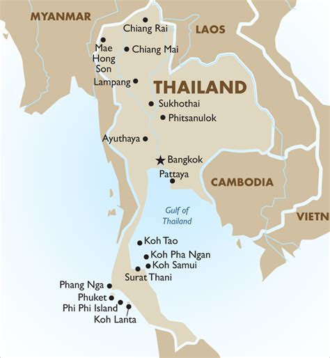 Thailand Geography And Maps Goway Travel