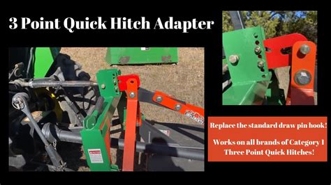 3 Point Quick Hitch Adapter Youtube