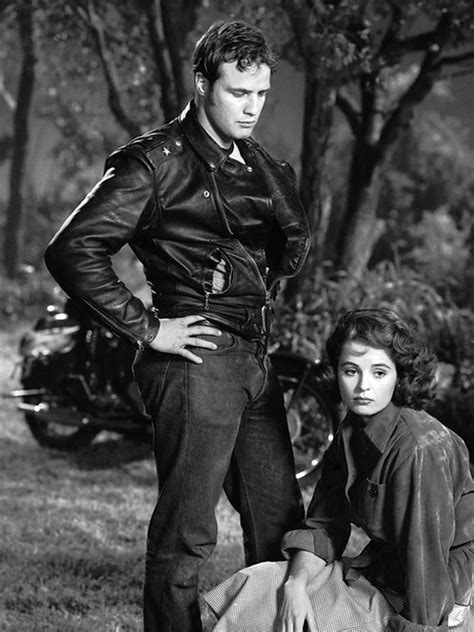 Marlon Brando And Mary Murphy In The Wild One 1953 Mysite