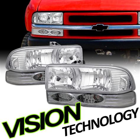 Purchase New Chrome Headlightseuro Clear Bumpercorner Lights 98 0405