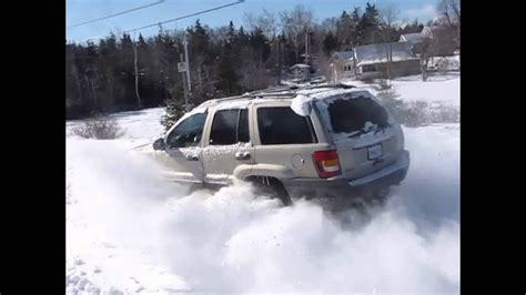 2004 Jeep Cherokee 4x4 In Deep Snow Youtube