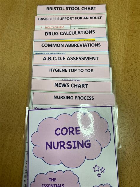 Core Nursing Flashcards Etsy