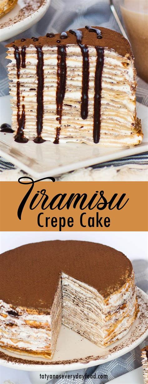 Tiramisu Crepe Cake Video Tatyanas Everyday Food