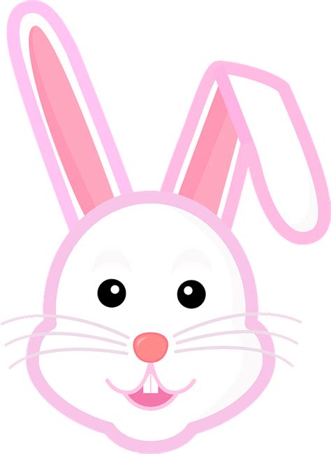 Pink Bunny Face Clipart Free Download Transparent Png Creazilla