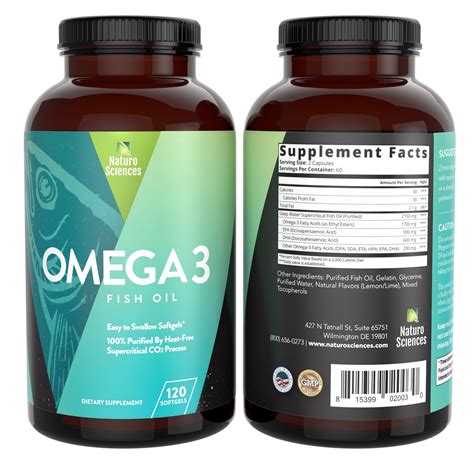 Galleon Omega 3 Essential Fatty Acid Fish Oil Supplement By Naturo