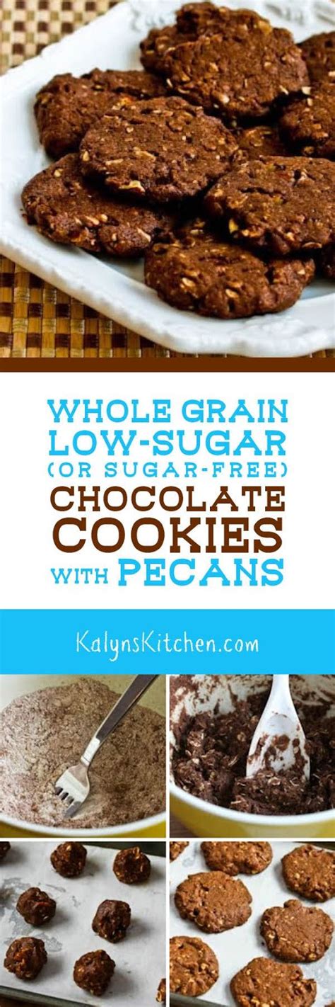 Add the sugars, egg, applesauce, milk, and vanilla and beat one minute. Whole Grain Low-Sugar (or sugar-free) Chocolate Cookies ...