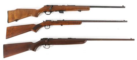 Sold Price Remington Iver Johnson And Marlin 22 Cal Rifles Invalid