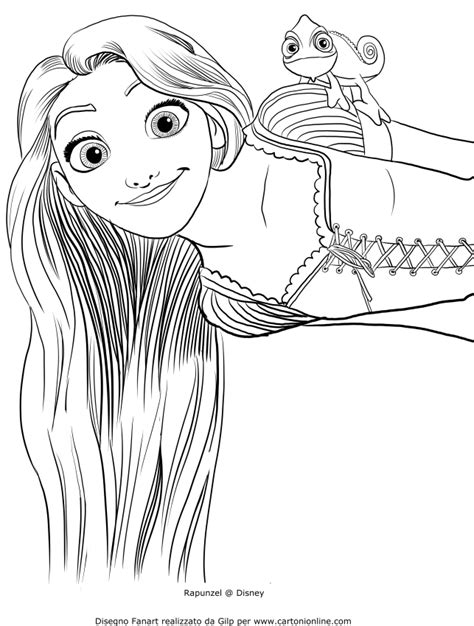 Dibujos Para Colorear Rapunzel Png