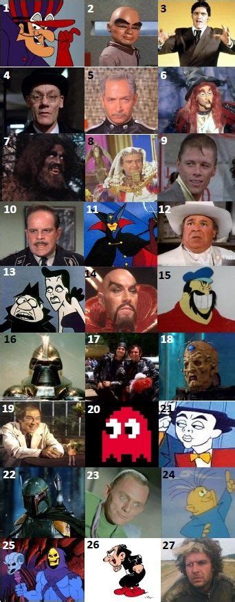 Villains Can You Name These Villains That Aired On Tv In The 70s And