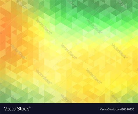 Polygonal Background For Webdesign Green Yellow Vector Image