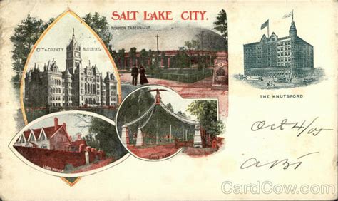 Salt Lake City Utah Postcard