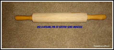 Yes Runners You Can Use A Rolling Pin For Those Sore Muscles Sore