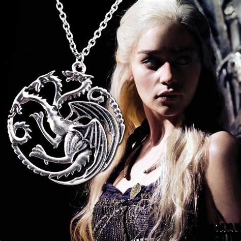 Daenerys Targaryen Dragon Necklace Free Shipping Game Of Thrones