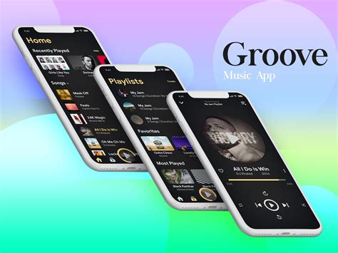 Groove Music App Uplabs