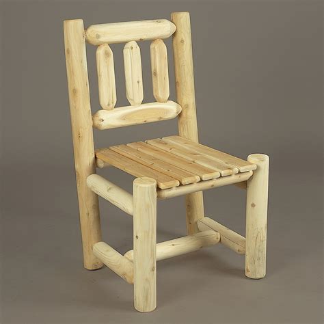 Rustic Natural Cedar Furniture Old Country Dining Side Chair