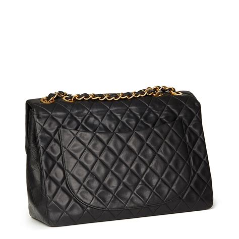 Chanel Maxi Jumbo Xl Flap Bag 1994 Hb633 Second Hand Handbags