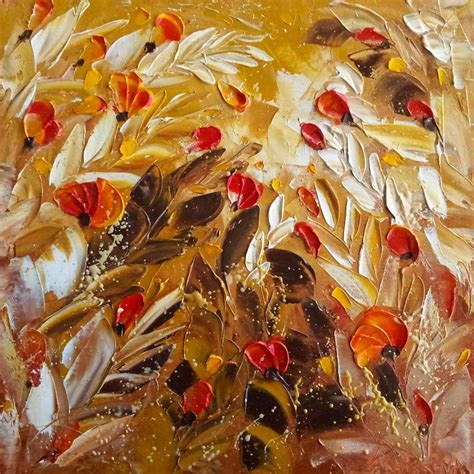 Red Gems Painting By Ekaterina Chernova Saatchi Art