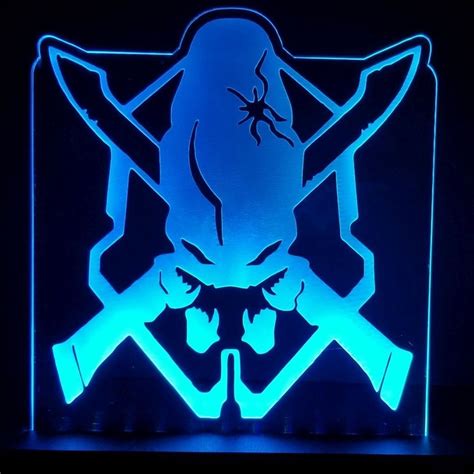 Legendary Logo Halo Acrylic Led Sign Night Light Neon Like Dual Power