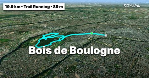 Bois De Boulogne Outdoor Map And Guide Fatmap