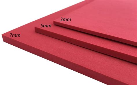 Eva Foam Sheet Craft Sheet Thickness 3mm5mm7mm Red 8 Color For