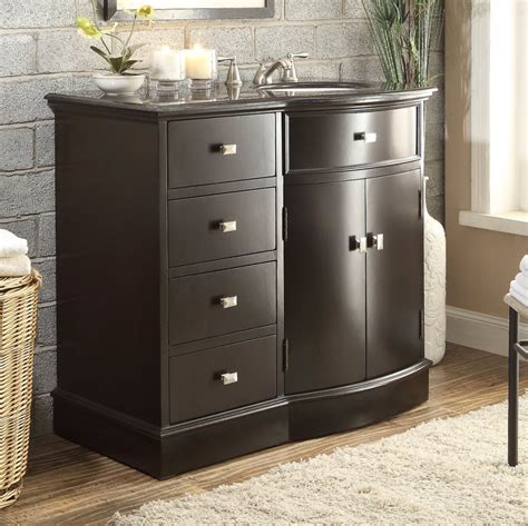 There are many bathroom vanity ideas that you can choose. 40 inch Bathroom Vanity to the floor Sink on the Right ...