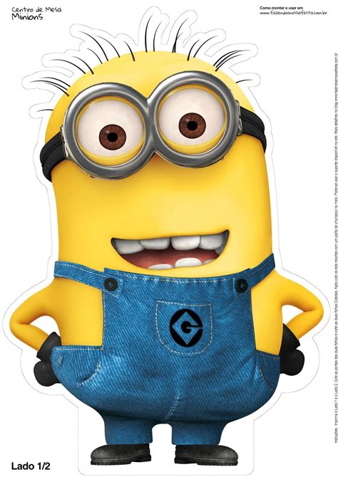 Minions Free Printable Centerpieces Oh My Fiesta In English Free