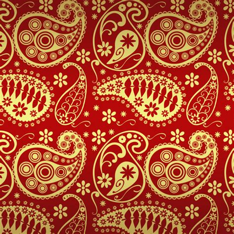Red And Gold Paisley Paper Free Stock Photo Public Domain Pictures