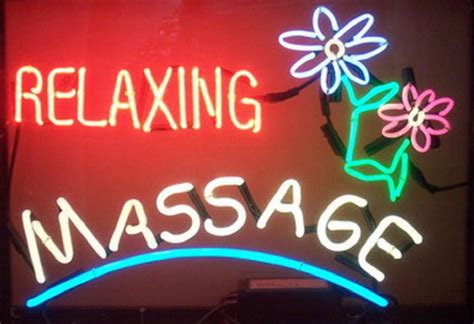 Relaxing Massage Spa Neon Sign Diy Neon Signs
