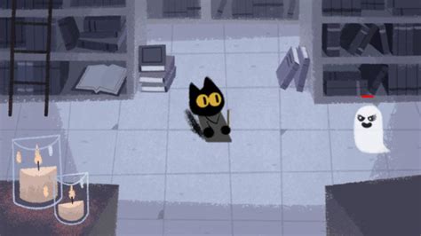 Google's new playable doodle brings back halloween's cutest cat wizard. Halloween Doodle Turns Google.com Into Playable Game ...
