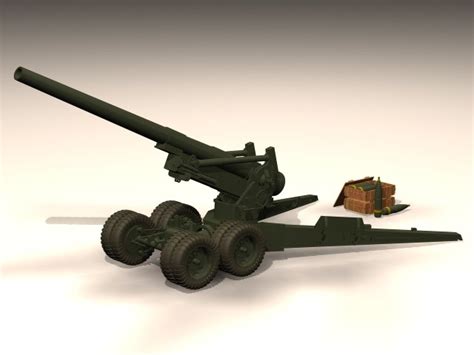 Artillery 3d Models Download 3d Artillery Available Formats C4d Max