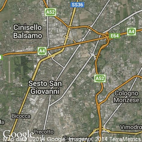 Mappa Di Sesto San Giovanni Cartine Stradali E Foto Satellitari