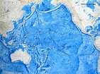 Pacific Ocean map - relief of the oceanic floor | CosmoLearning Geography