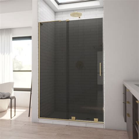 Dreamline Mirage X Brushed Gold 44 In To 48 In X 72 In Frameless Sliding Shower Door In The