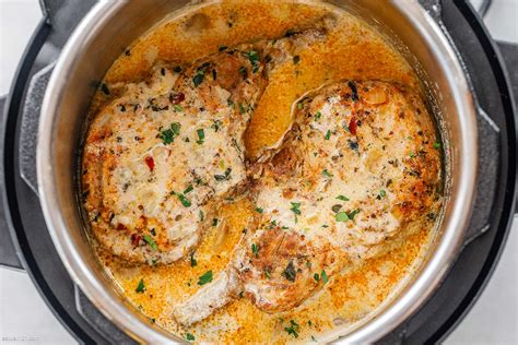 Instant Pot Pork Chops In Creamy Mushroom Sauce Instant Pot Pork Chops Recipe Eatwell